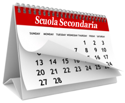 2019 Secondaria Calendario